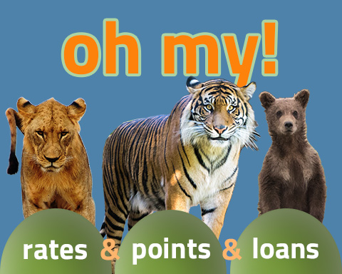 lions tigers and bears? No, we're talking bout rates, points and buy-downs
